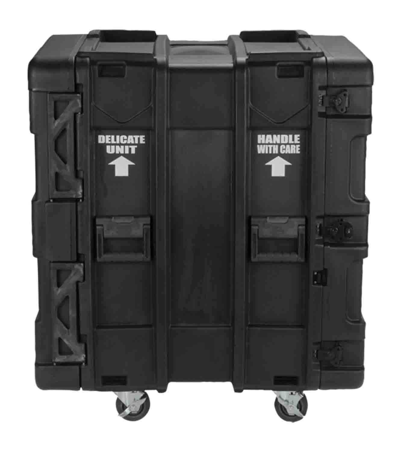 SKB Cases 3SKB-R916U24, 16-Space ATA Roto-Molded Shock 24-Inch Rack Shipping Case - Hollywood DJ