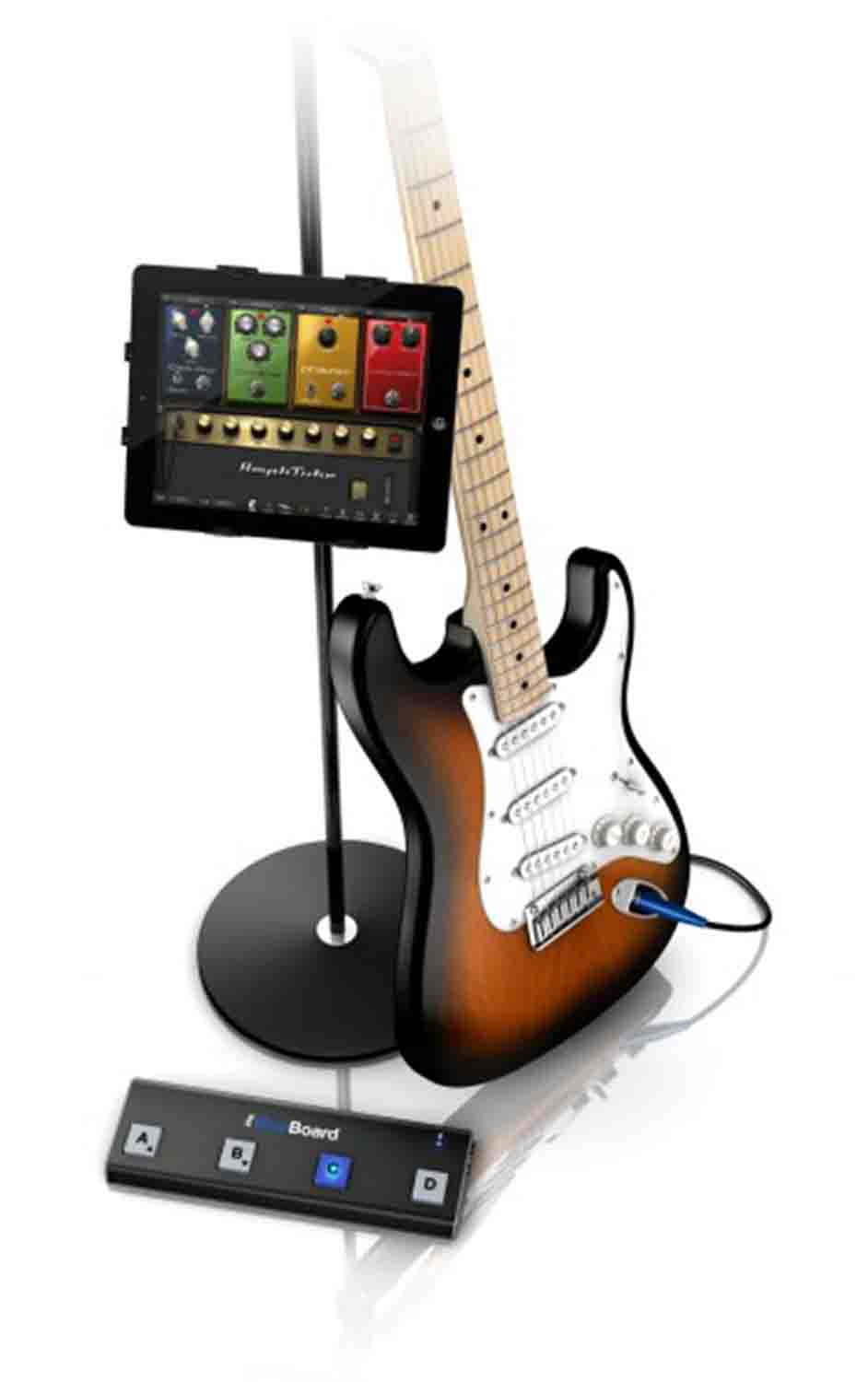 IK Multimedia iRig BlueBoard, Bluetooth MIDI Pedal Board - Hollywood DJ