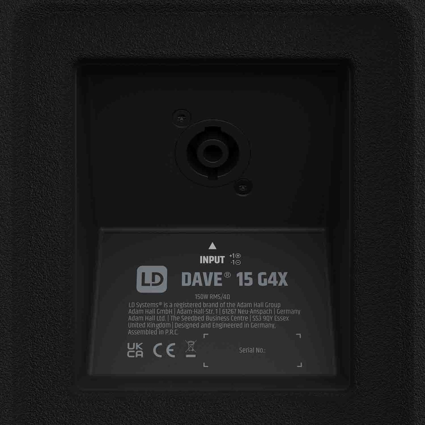 LD Systems DAVE 15 G4X Compact 2.1 Powered PA System with Bluetooth and Mixer - 1000W RMS