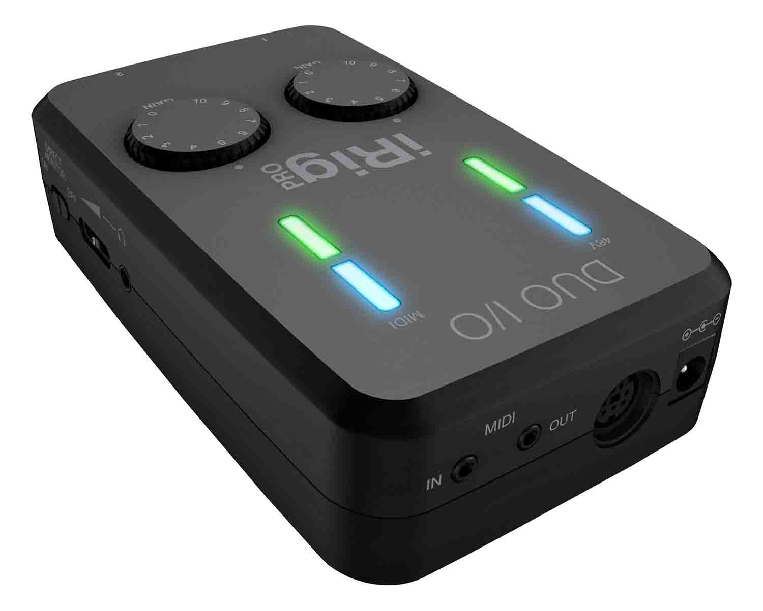 IK Multimedia iRig Pro Duo I/O 2-Channel Audio/MIDI Interface for Mobile Devices and Computers - Hollywood DJ
