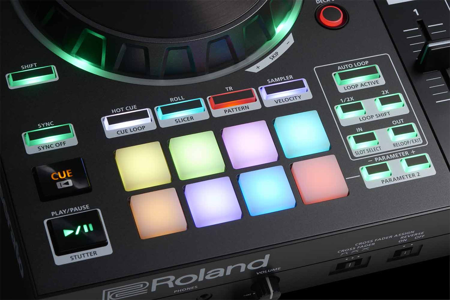 Roland DJ-505, 2-Deck Serato DJ Controller with Drum Machine - Hollywood DJ