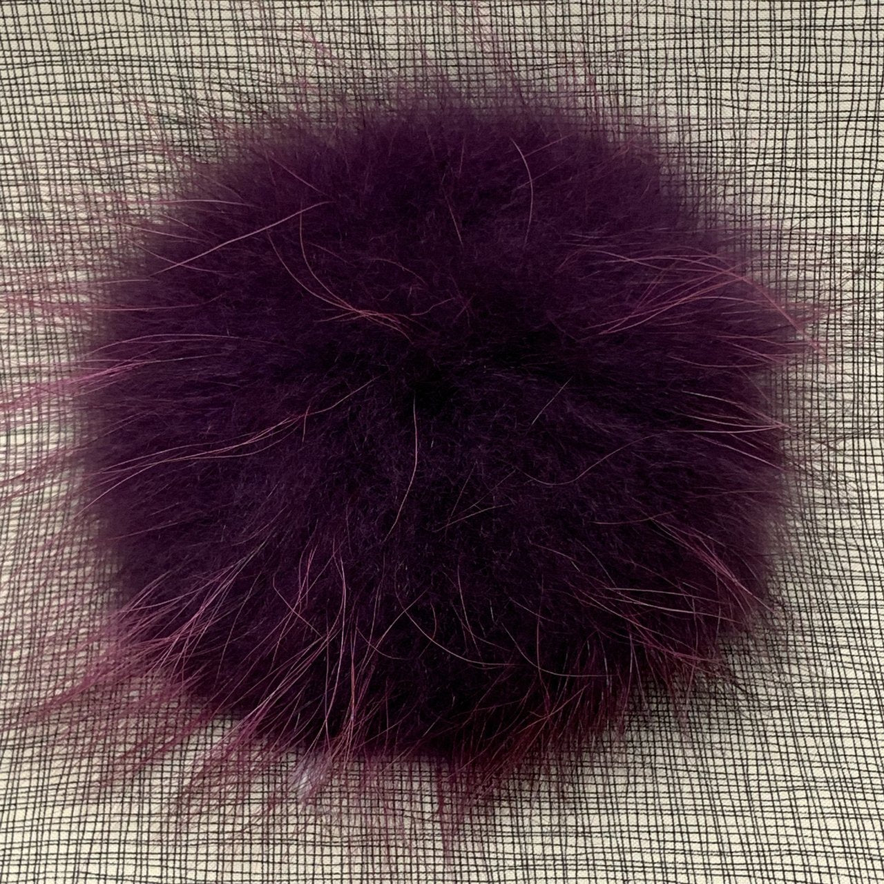 Big Bad Wool Raccoon Pom Pom XL 15 cm