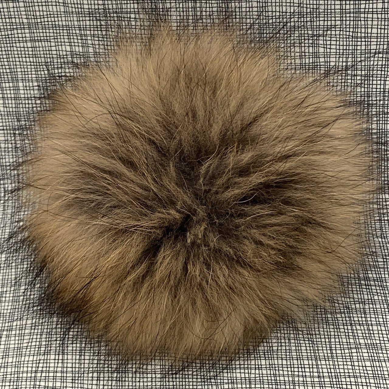 Big Bad Wool Raccoon Pom Pom XL 15 cm