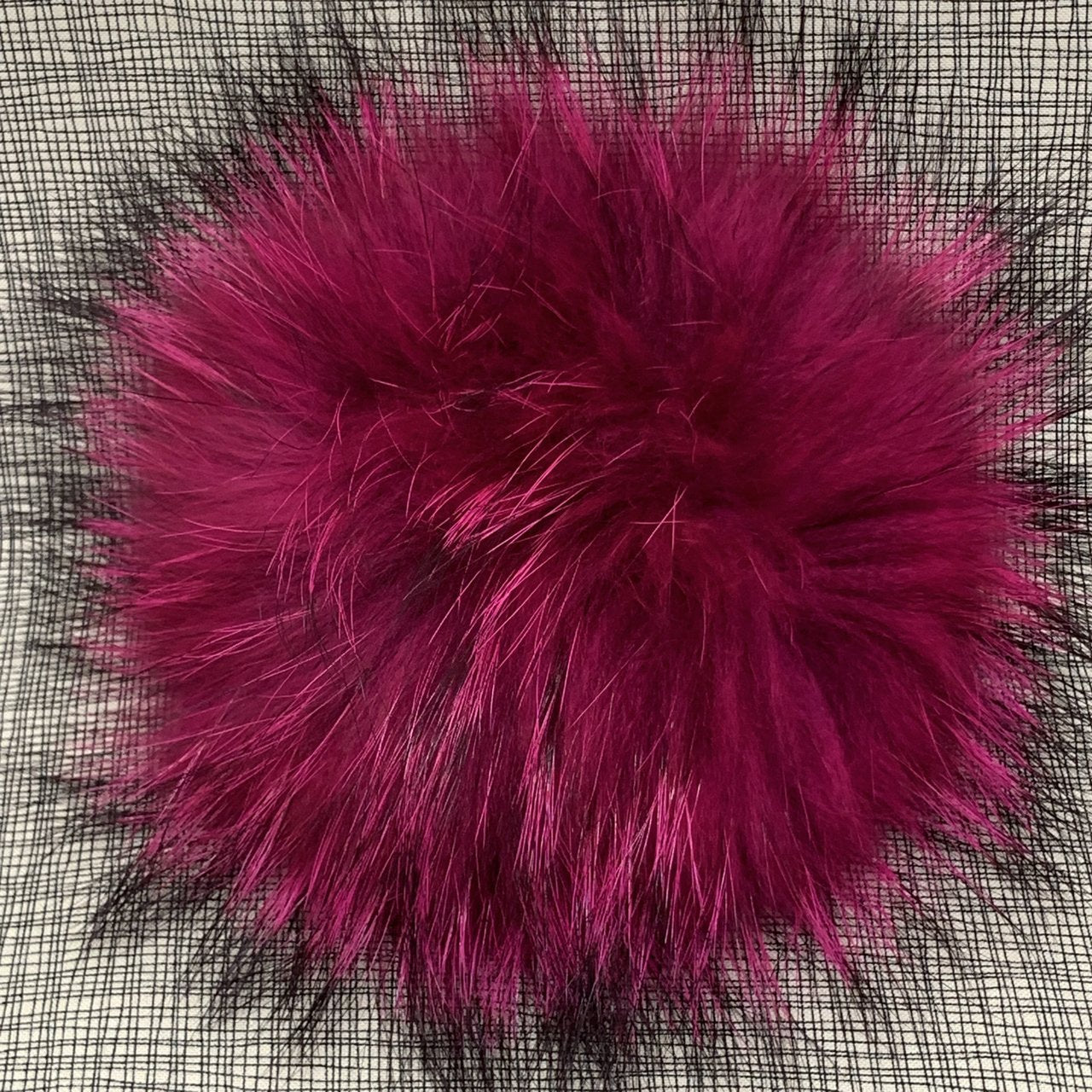 Big Bad Wool Raccoon Pom Pom XL 15 cm