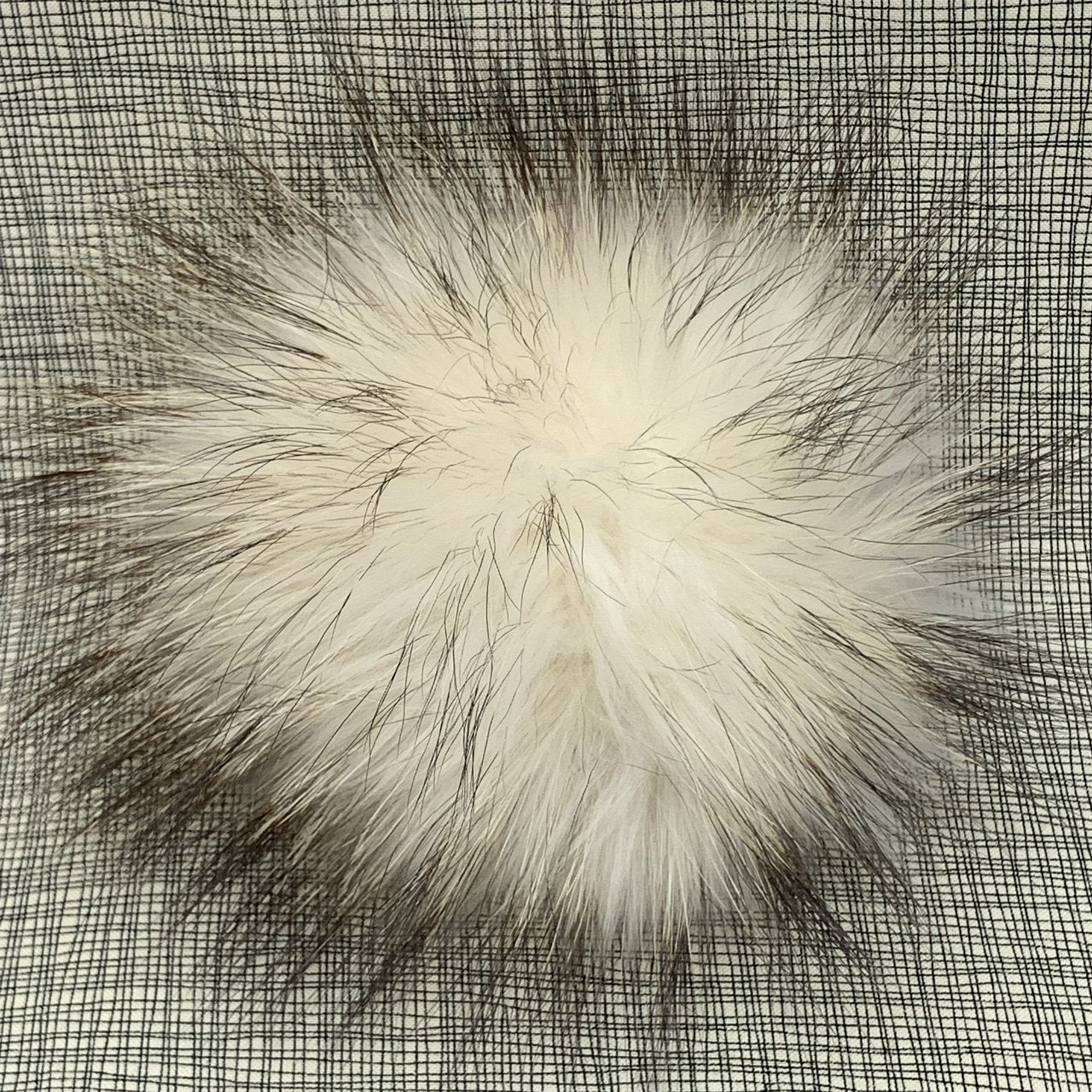 Big Bad Wool Raccoon Pom Pom XL 15 cm