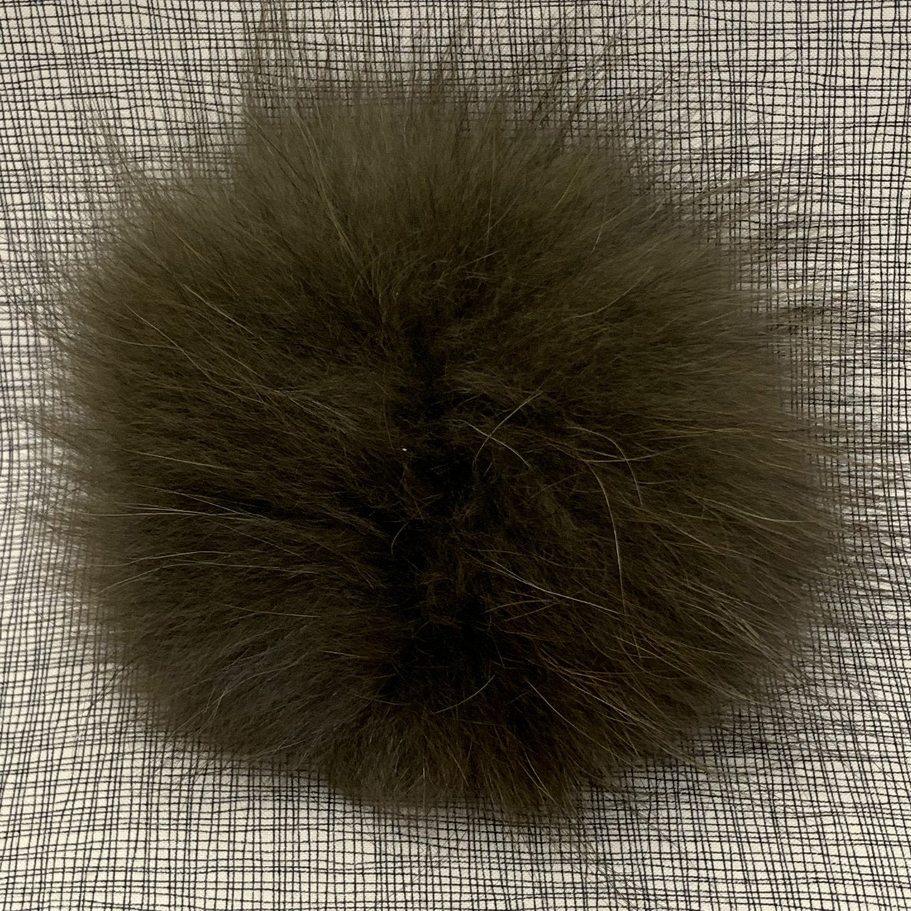 Big Bad Wool Raccoon Pom Pom XL 15 cm