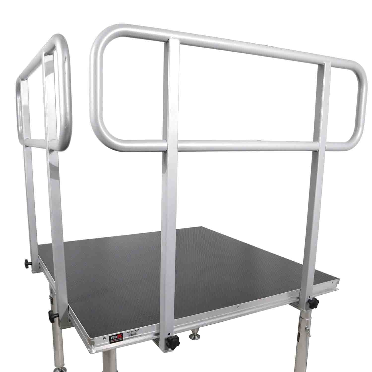 ProX XSQ-GR4FT PRO 4 ft Guardrail for StageQ and MK2 Stages - Hollywood DJ