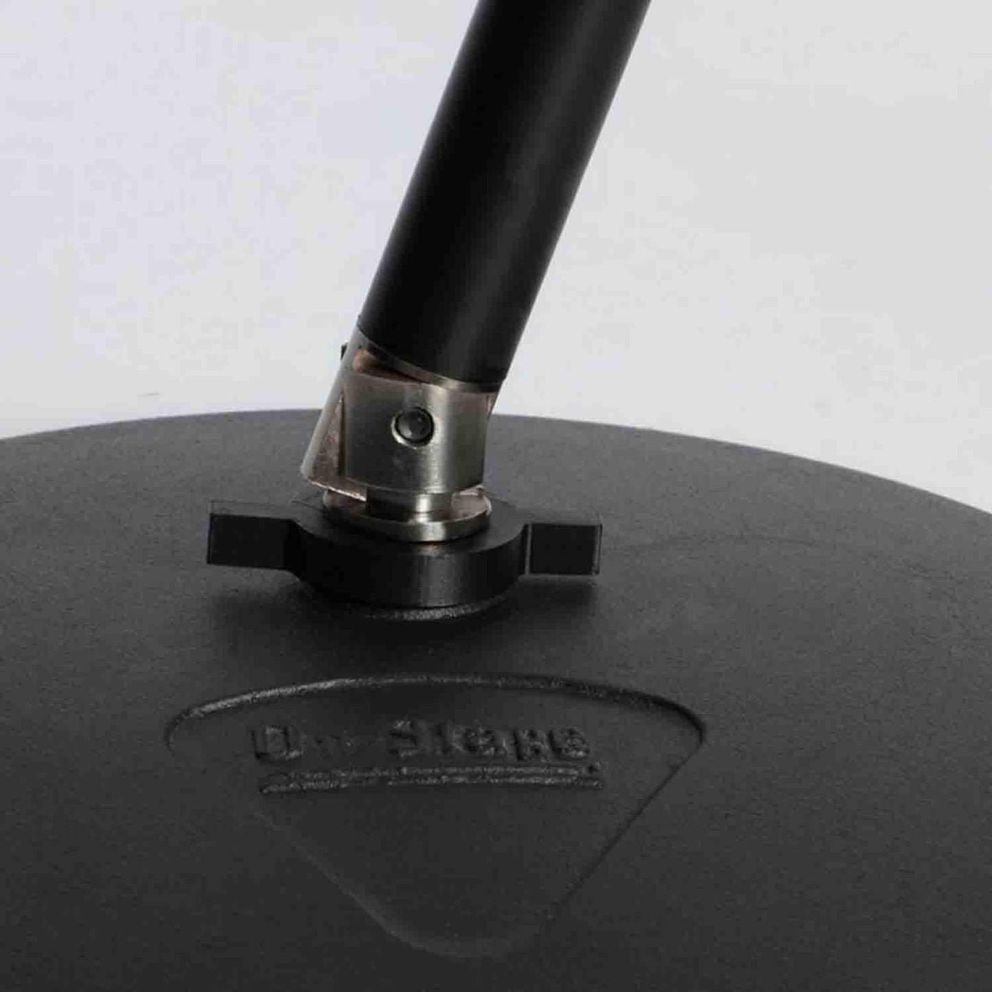 OnStage MS8412 Lower Rocker-Lug Microphone Stand with 12 Inch Low-Profile Base - Hollywood DJ