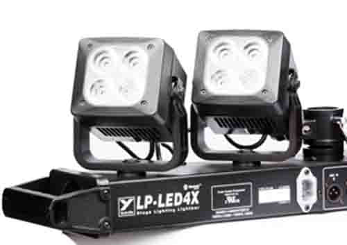 Yorkville LP-LED4X, 4 x LED Lighting Head System - Hollywood DJ