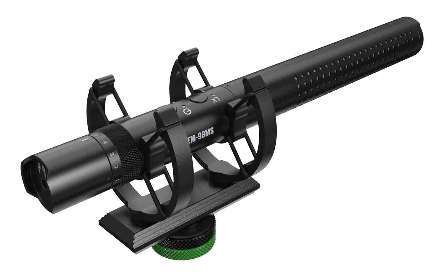Mackie EM-98MS On-Camera Shotgun Microphone for Smartphones and DSLRs - Hollywood DJ
