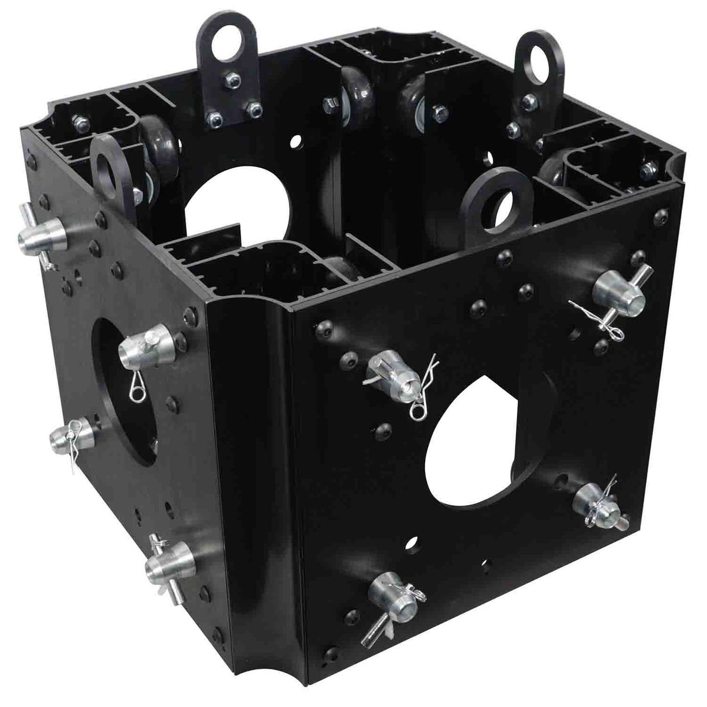 ProX XT-BLOCK-BLK Black Ground Support Sleeve Block for F34 Truss Systems - Hollywood DJ