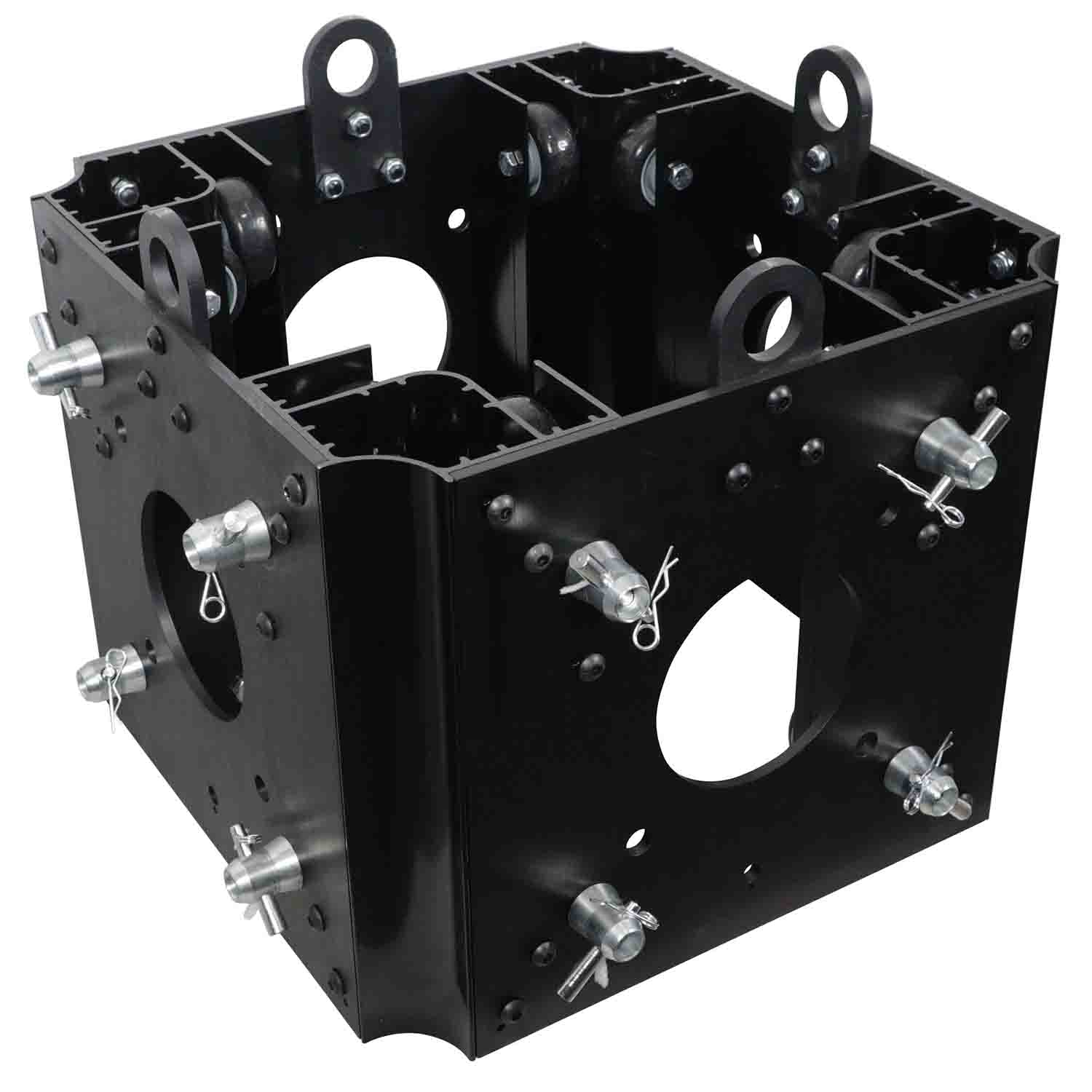 ProX XT-BLOCK-BLK Black Ground Support Sleeve Block for F34 Truss Systems - Hollywood DJ