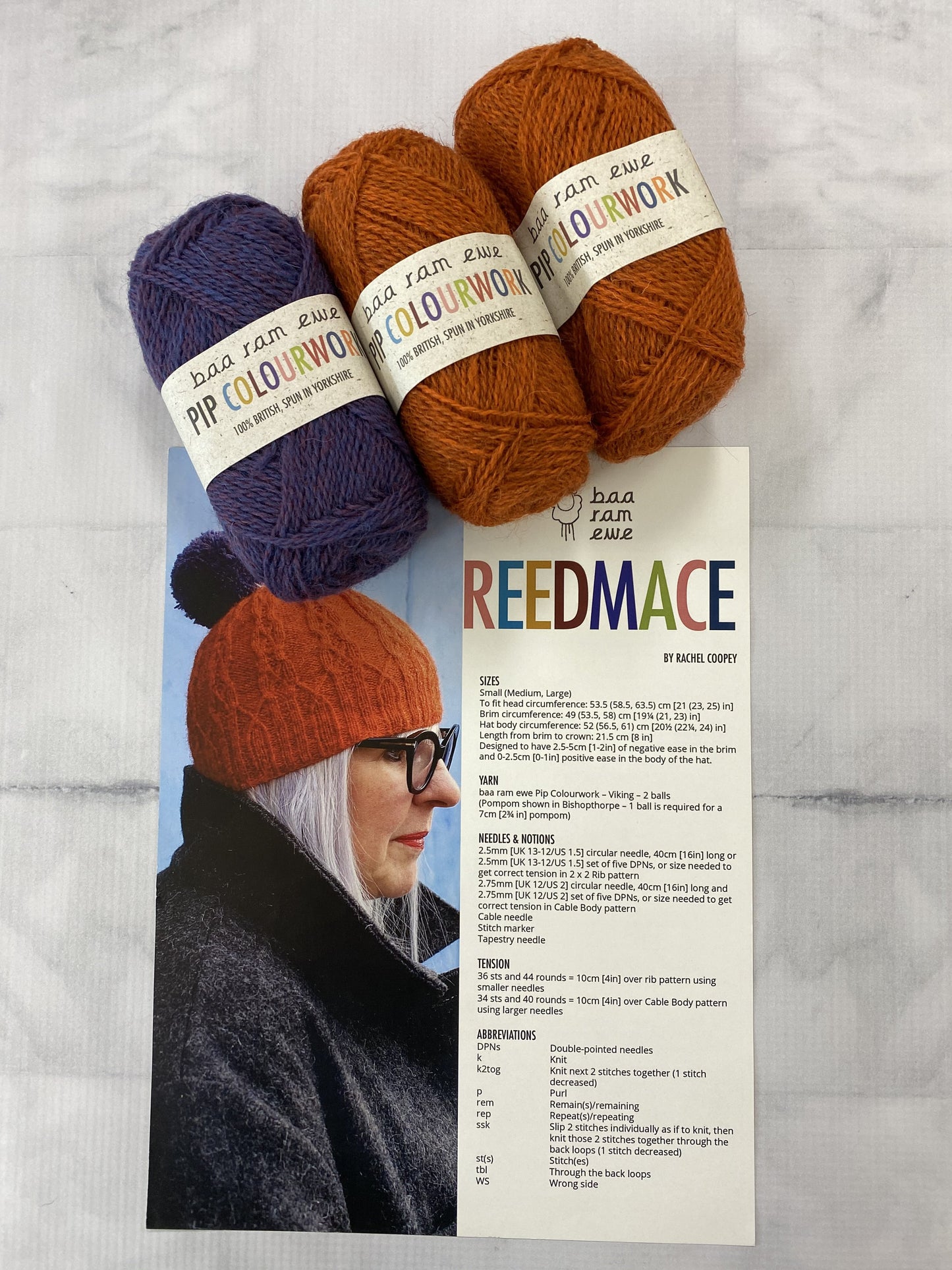 Baa Ram Ewe Reedmace Hat Kit