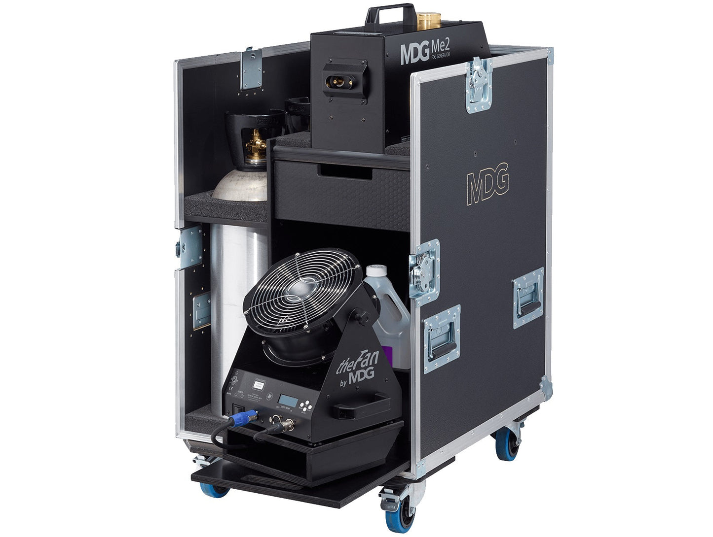 MDG ATMFC Vertical Flight Case for Atmosphere Hazer, ATMe, M3e, Max 3000