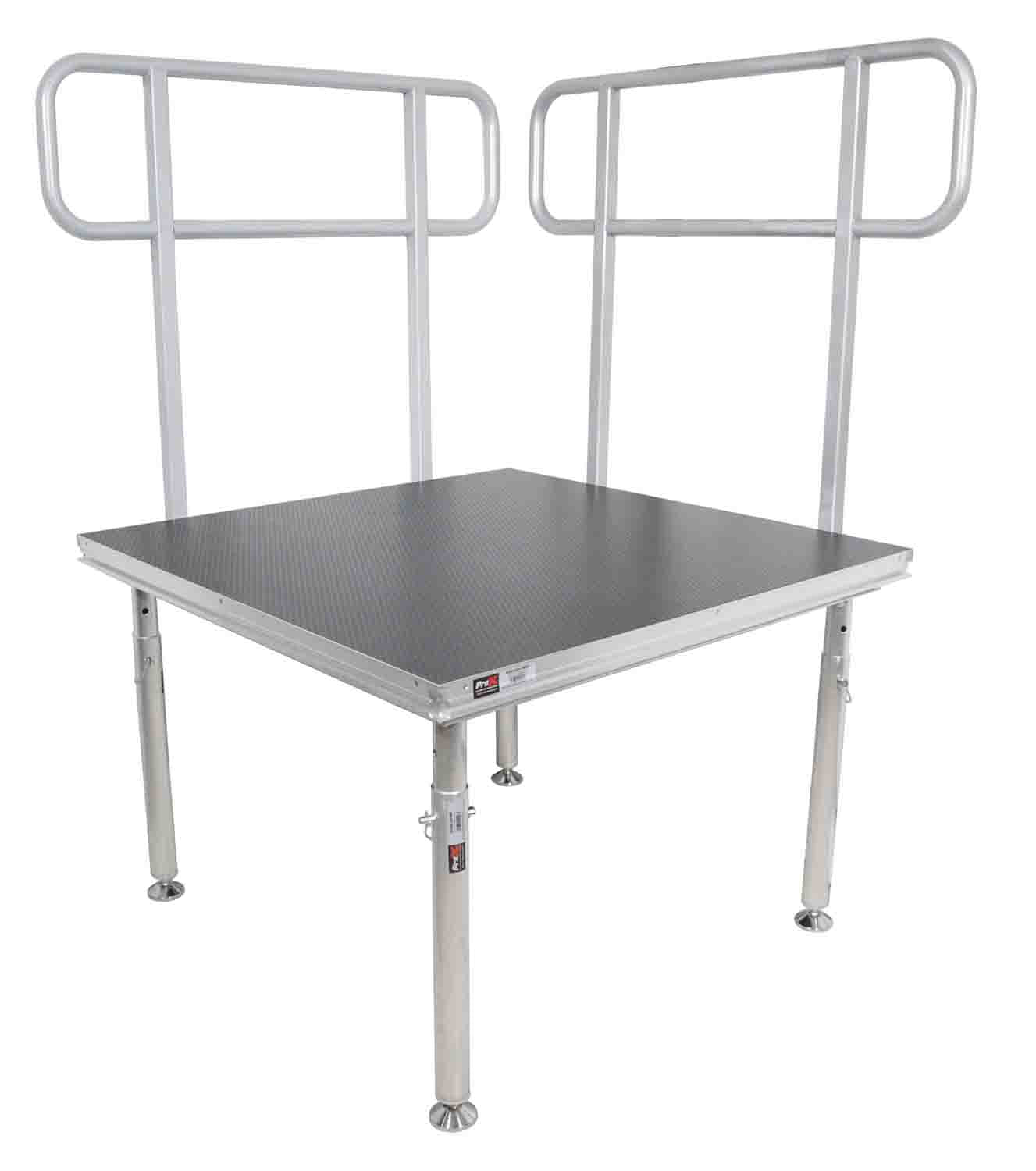 ProX XSQ-GR4FT PRO 4 ft Guardrail for StageQ and MK2 Stages - Hollywood DJ
