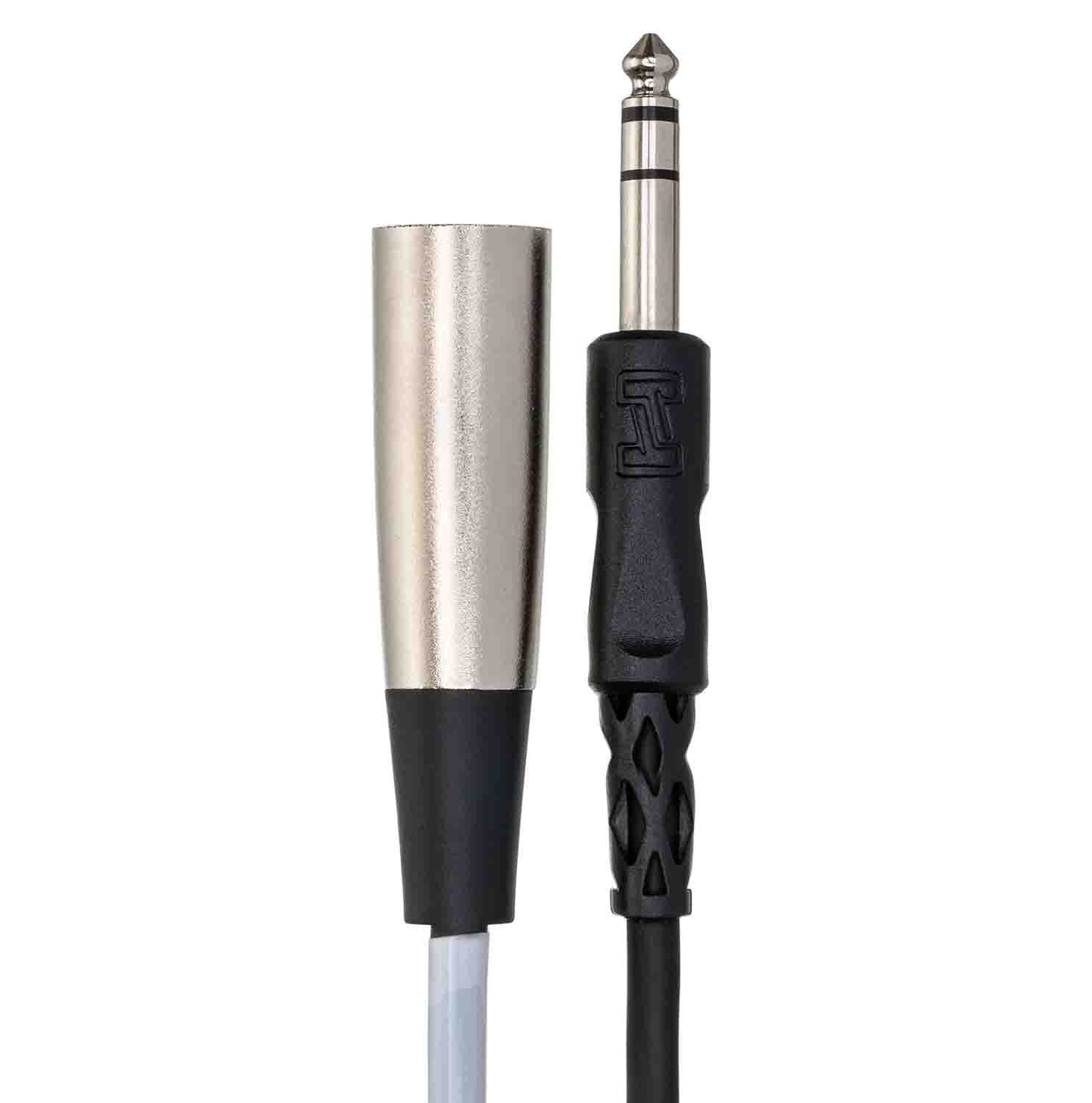 Hosa STX-115M, 1/4" TRS to XLR3M Balanced Interconnect Cable - 15 Feet - Hollywood DJ