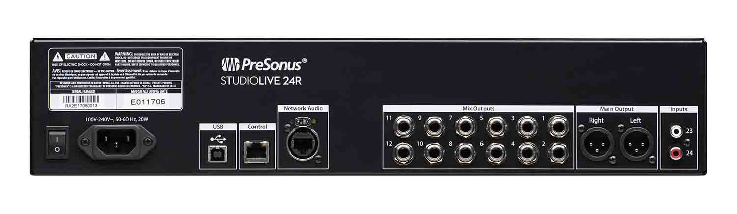 Presonus STUDIOLIVE 24R 26-Input, 32-Channel Series III Stage Box and Rack Mixer - Hollywood DJ