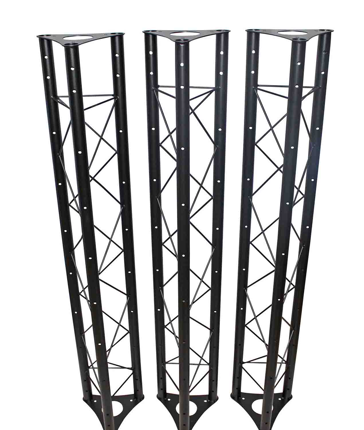 ProX T-LS35C-TRUSS Set of Three 57-inch 5ft Universal Lighting Stand Triangle Truss Sections 5FT 10FT 15FT - Hollywood DJ
