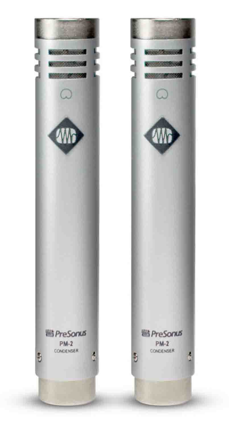 PreSonus PM-2 Stereo Small Diaphragm Cardioid Condenser Microphones - Pair - Hollywood DJ