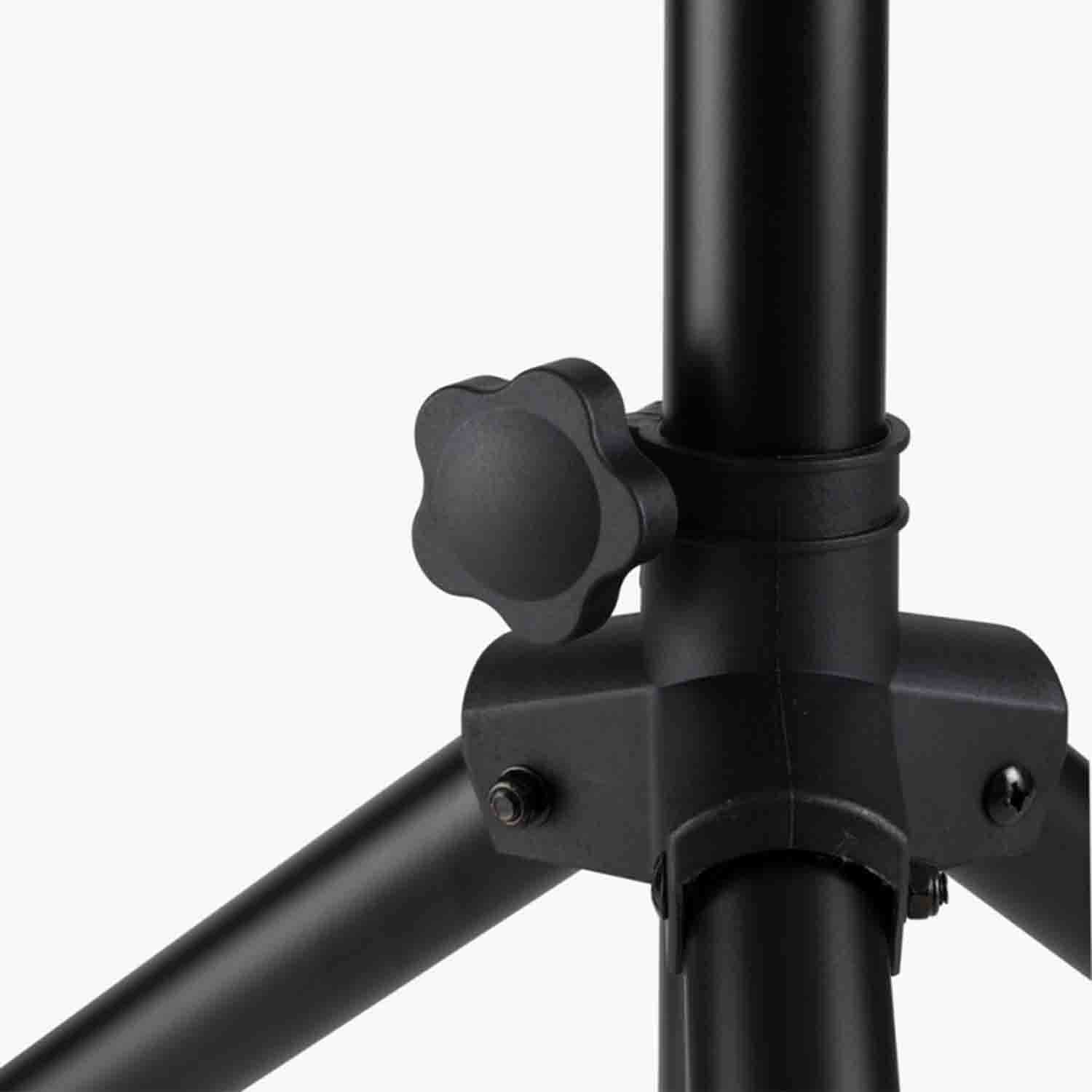 OnStage SSP7900 All-Aluminum Speaker Stand Pack - Black - Hollywood DJ