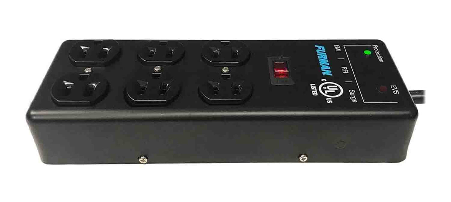 Furman SS-6B-PRO Extreme Voltage Protect Surge Strip (15') - Hollywood DJ