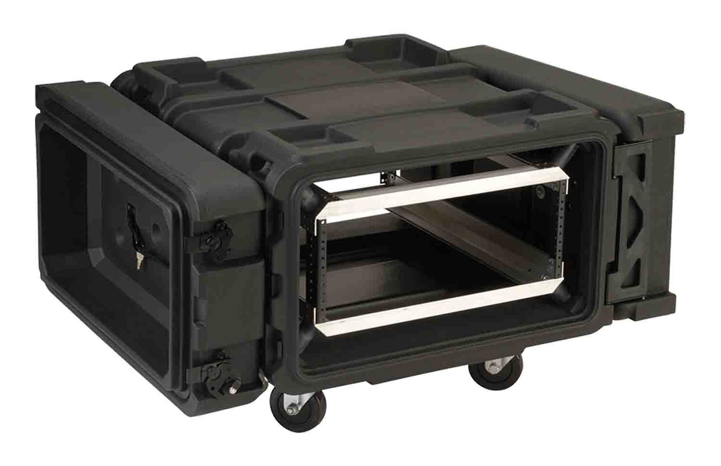 SKB Cases 3SKB-R904U24, 24-Inch 4U Roto Shock Rack - Hollywood DJ