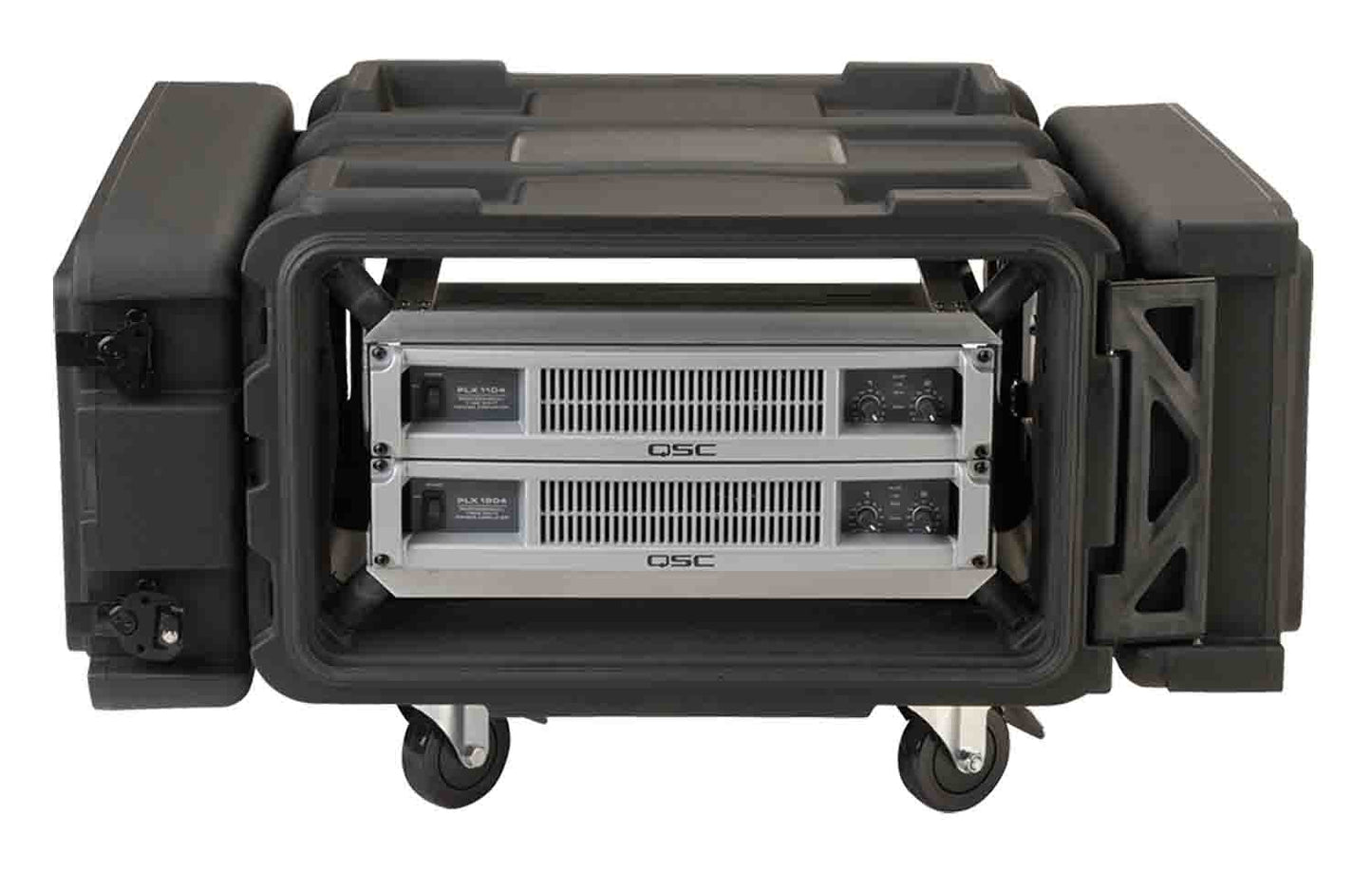 SKB Cases 3SKB-R904U24, 24-Inch 4U Roto Shock Rack - Hollywood DJ