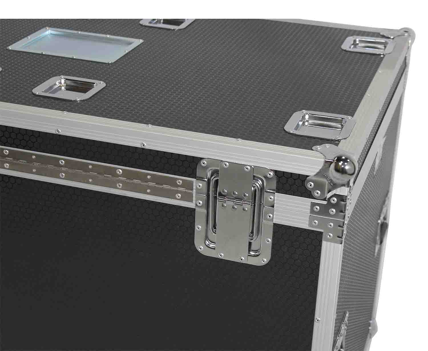 PROX XS-UTL483036W MK2 TruckPaX Heavy-Duty Truck Pack Utility Flight Case with Divider/Tray Kit and with 4 Inch Casters - Hollywood DJ