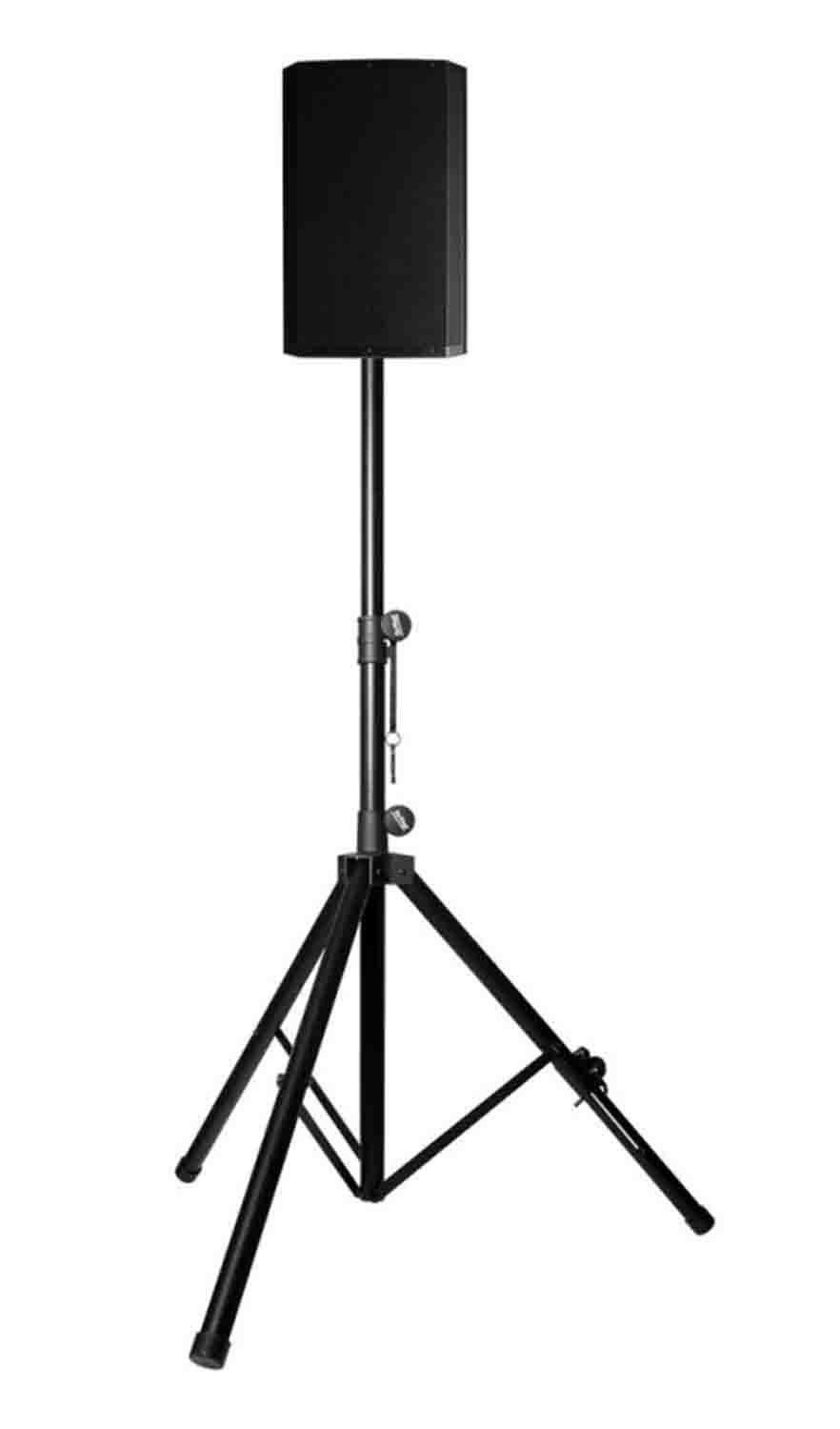 Onstage SS7762B Speaker Stand with Adjustable Leveling Leg - Hollywood DJ
