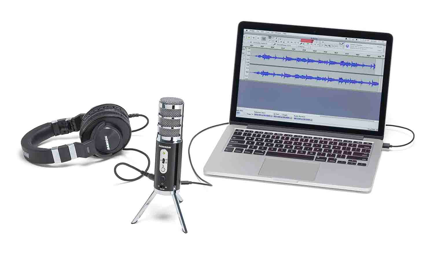 Samson Satellite USB and iOS Broadcast Microphone - Hollywood DJ