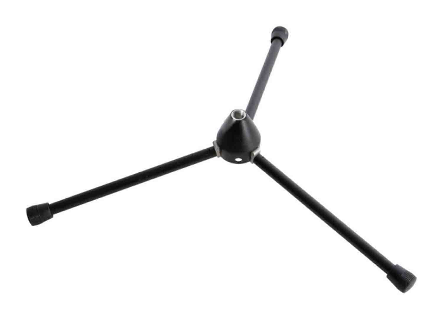 On Stage BA9750 Heavy-Duty Tripod Mic Stand Base with M20 Threading - Black - Hollywood DJ