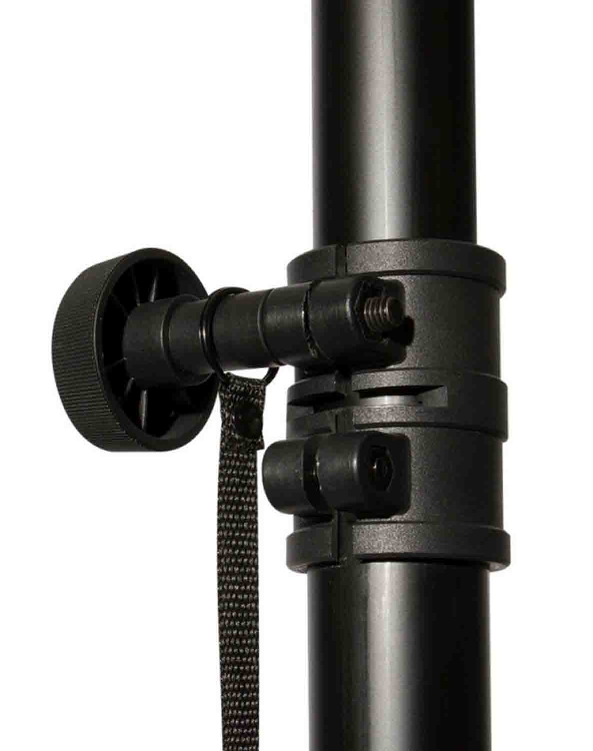 Onstage SS7762B Speaker Stand with Adjustable Leveling Leg - Hollywood DJ