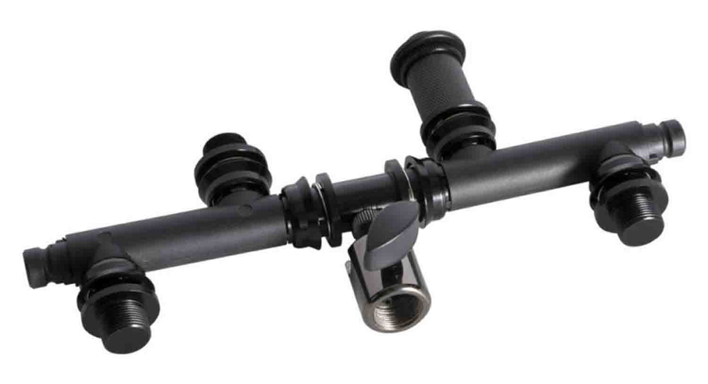 Onstage MY800 Quick-Release Stereo Microphone Bar - Black - Hollywood DJ