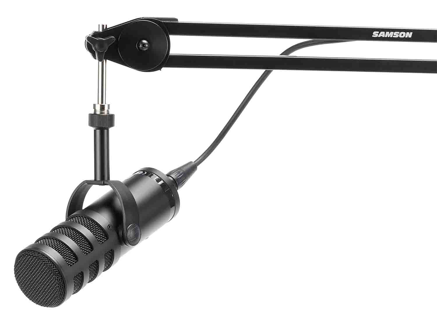 Samson Q9U XLR and USB Broadcast Dynamic Microphone - Hollywood DJ