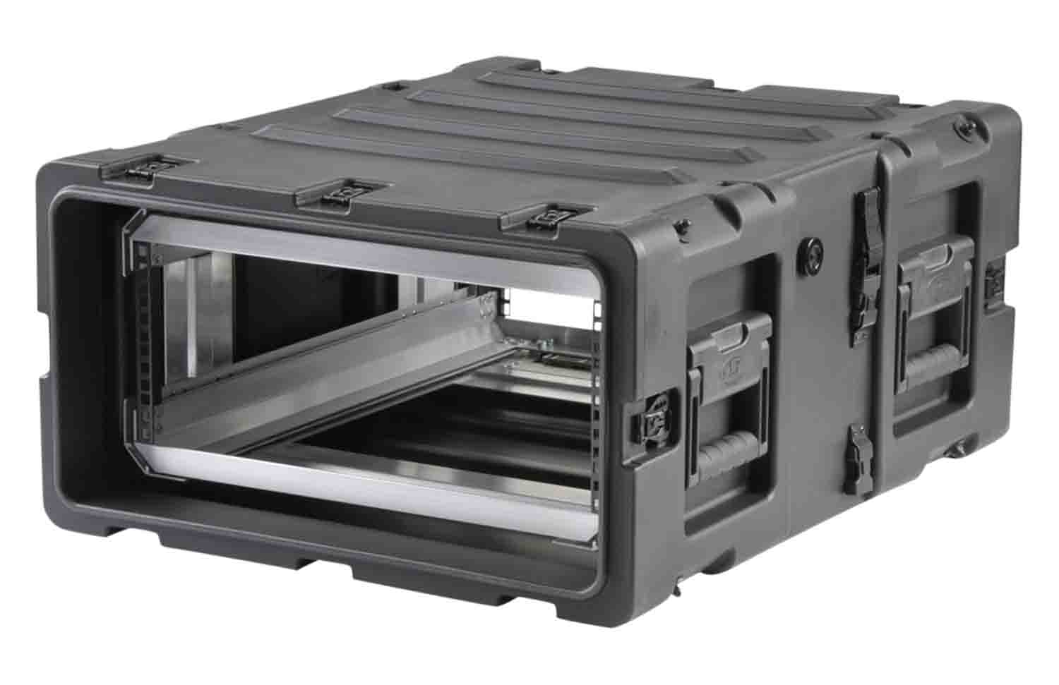 SKB Cases 3RR-4U24-25B 4U 24-inch Deep RR Series Shock Rack Case - Hollywood DJ