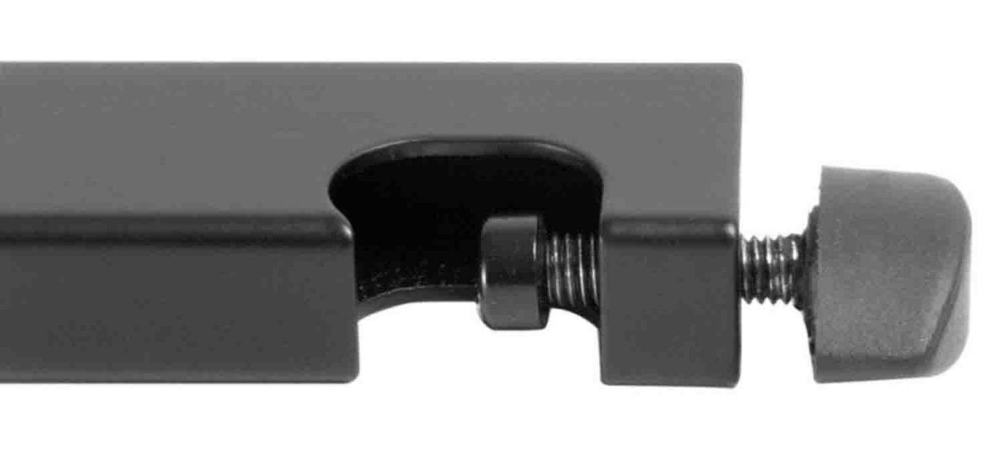 OnStage MSA7011 U-Mount Clamp-On Bookplate - Black - Hollywood DJ