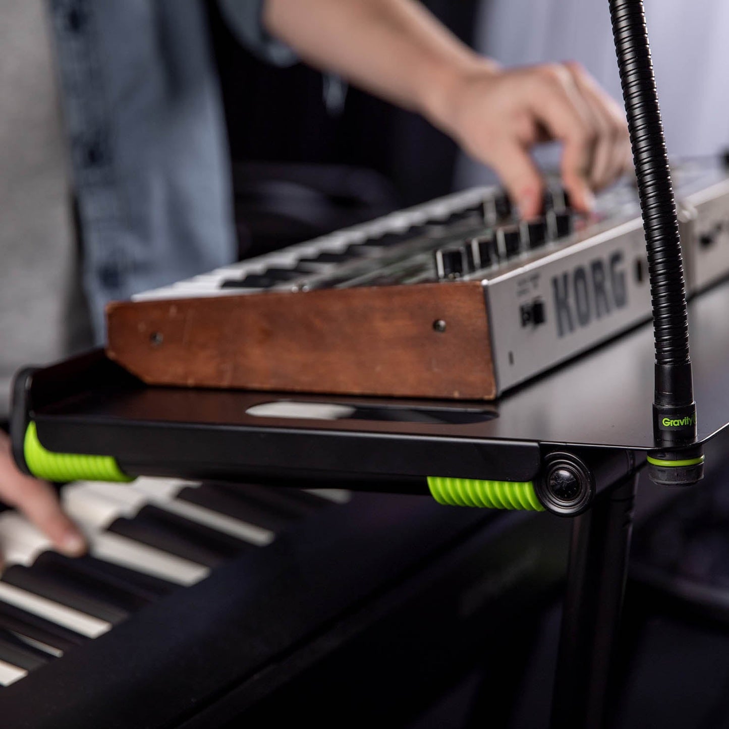 B-Stock: Gravity GKSLTS2T Utility Shelf for Second Tier Keyboard Stand Add-Ons - Hollywood DJ
