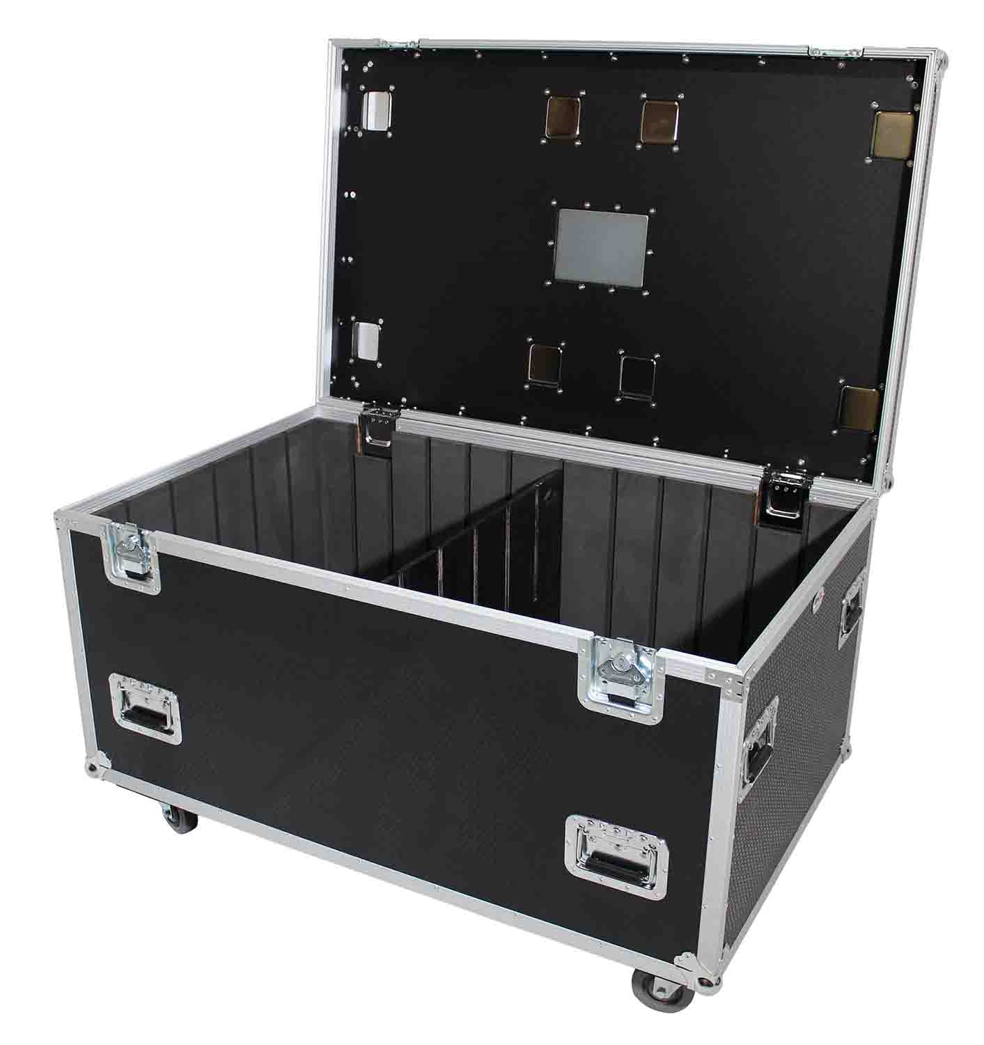 PROX XS-UTL483030W MK2 TruckPaX Heavy-Duty Truck Pack Utility Flight Case W-Divider and Tray Kit - 1/2 Inch Plywood - Hollywood DJ