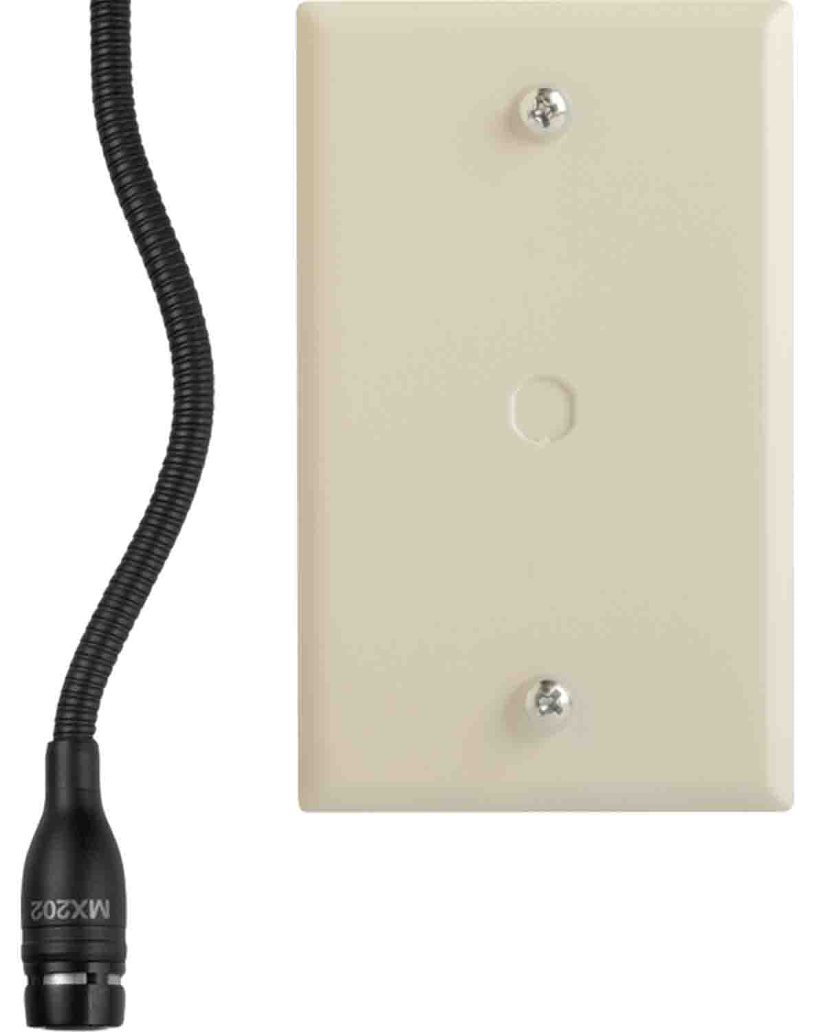 Shure MX202BP Microflex Overhead Microphone with Plate Mount - Hollywood DJ