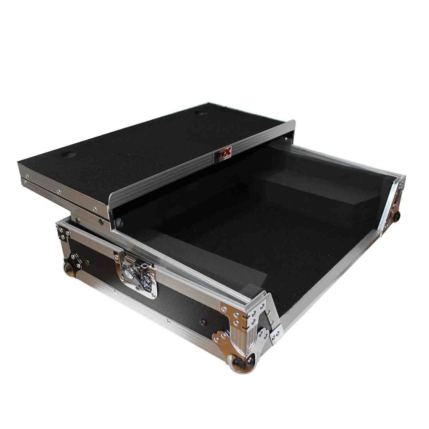 ProX XS-NS6IILT DJ Flight Case For Numark NS6II DJ Controller With Sliding Laptop Shelf - Hollywood DJ