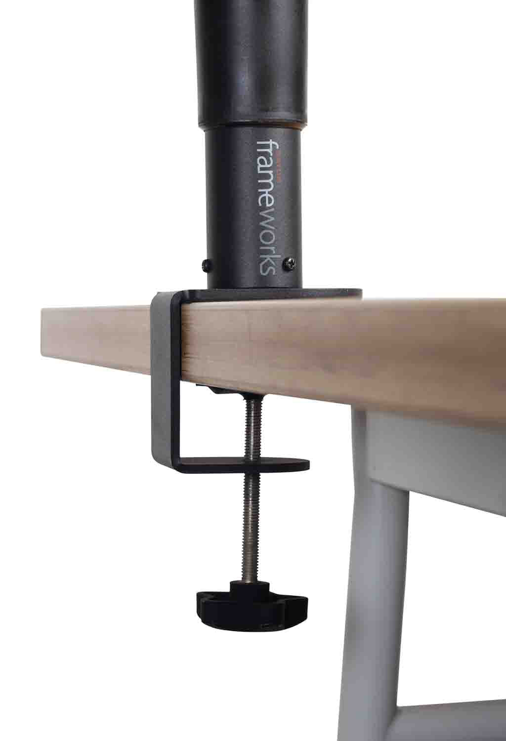 Pioneer VM-50 White Studio Monitor Package with desktop clamp mount - Hollywood DJ