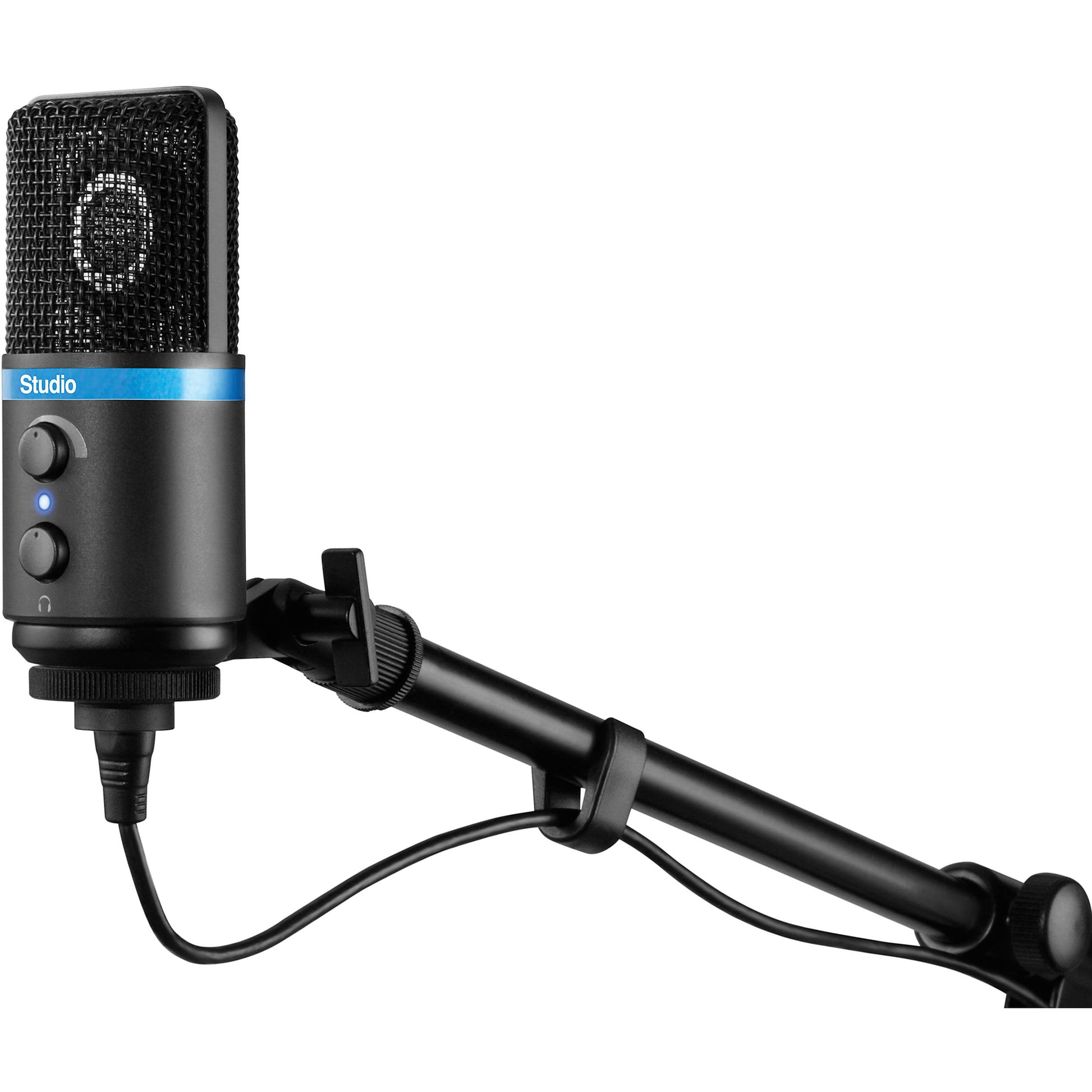 IK Multimedia iRig Mic Studio Digital Microphone for iOS, Mac, PC and Android - Black - Hollywood DJ