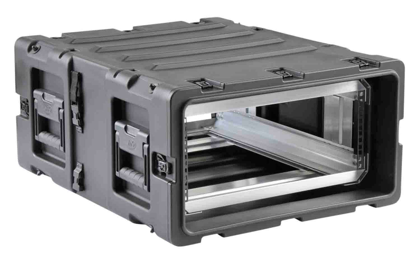 SKB Cases 3RS-4U24-25B, 4U 24-inch Deep RS Series Shock Rack Case - Hollywood DJ