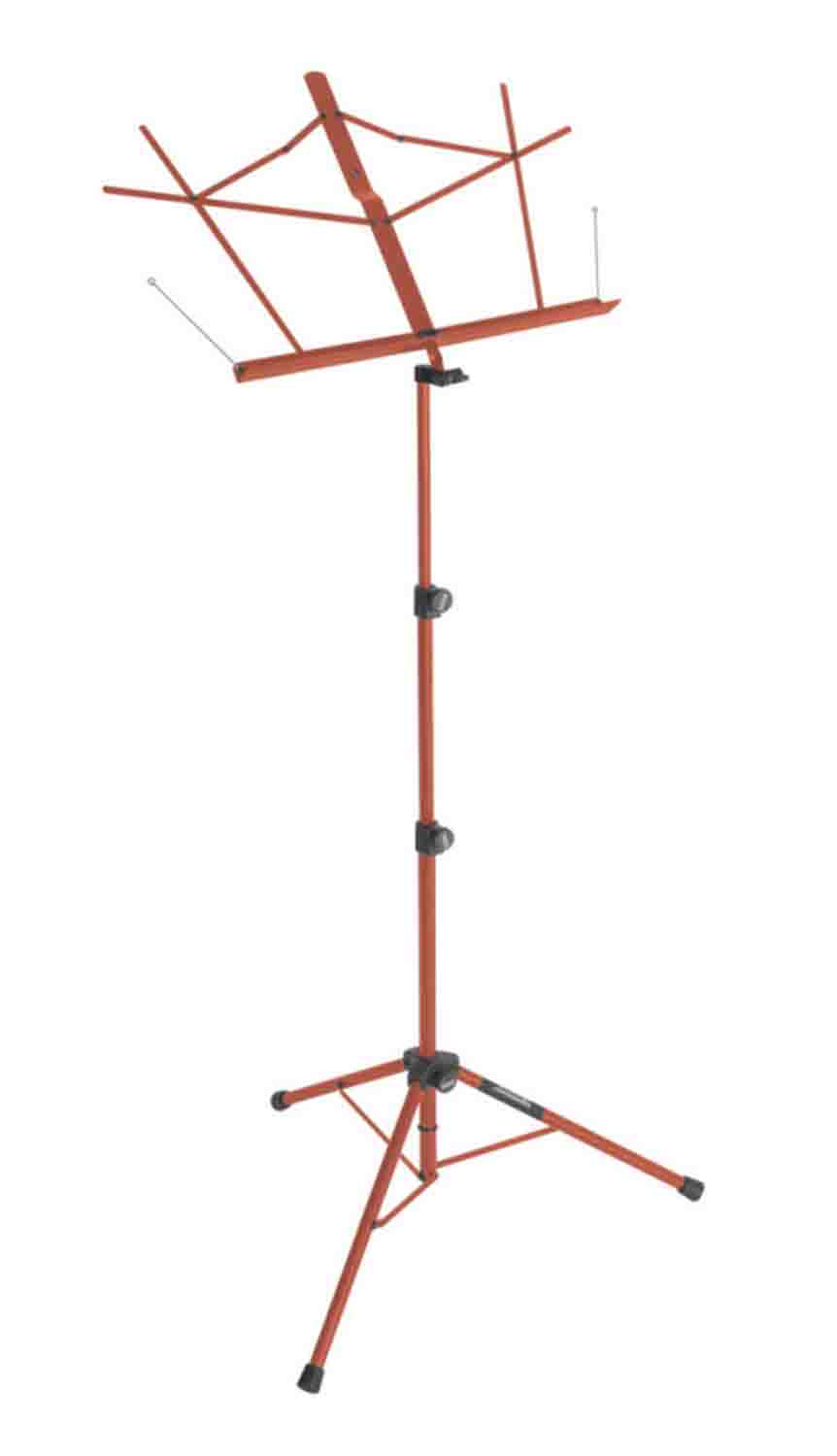 Onstage SM7222RB Tripod-Base Sheet Music Stand with Bag - Hollywood DJ