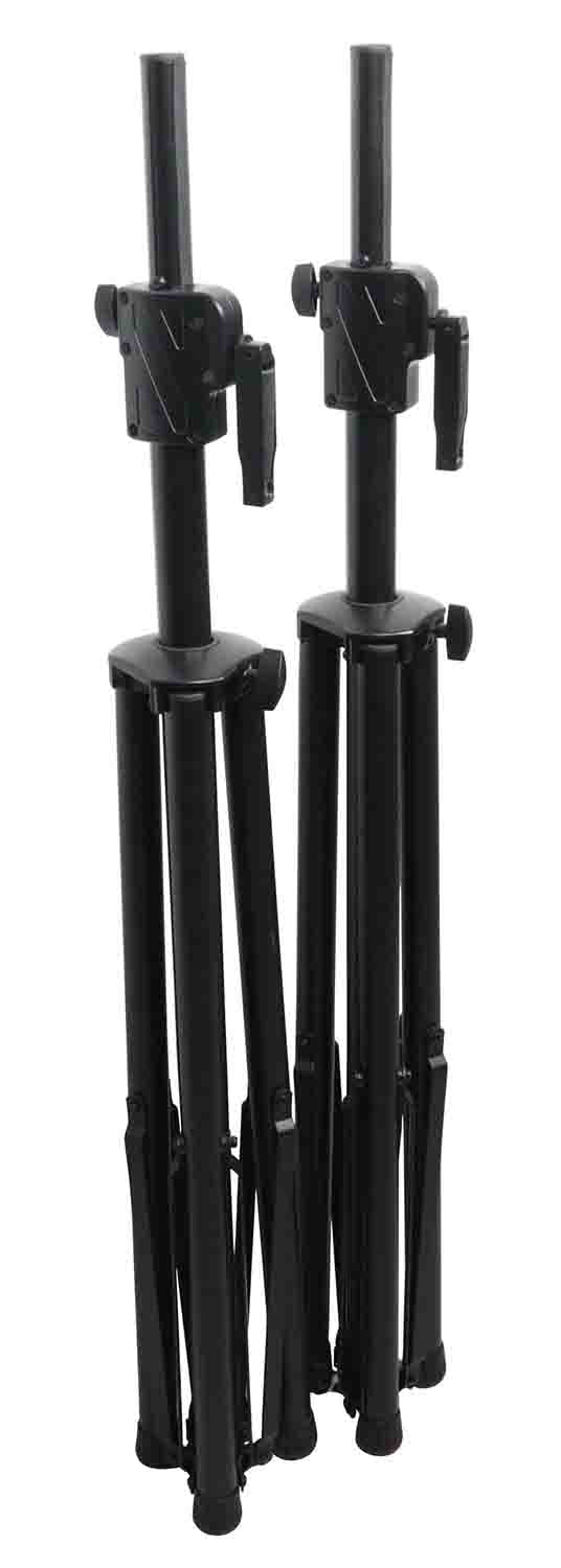PROX T-SS21CX2 PKG Pair 6FT Crank-Speaker Stand Pro with Bag - Hollywood DJ