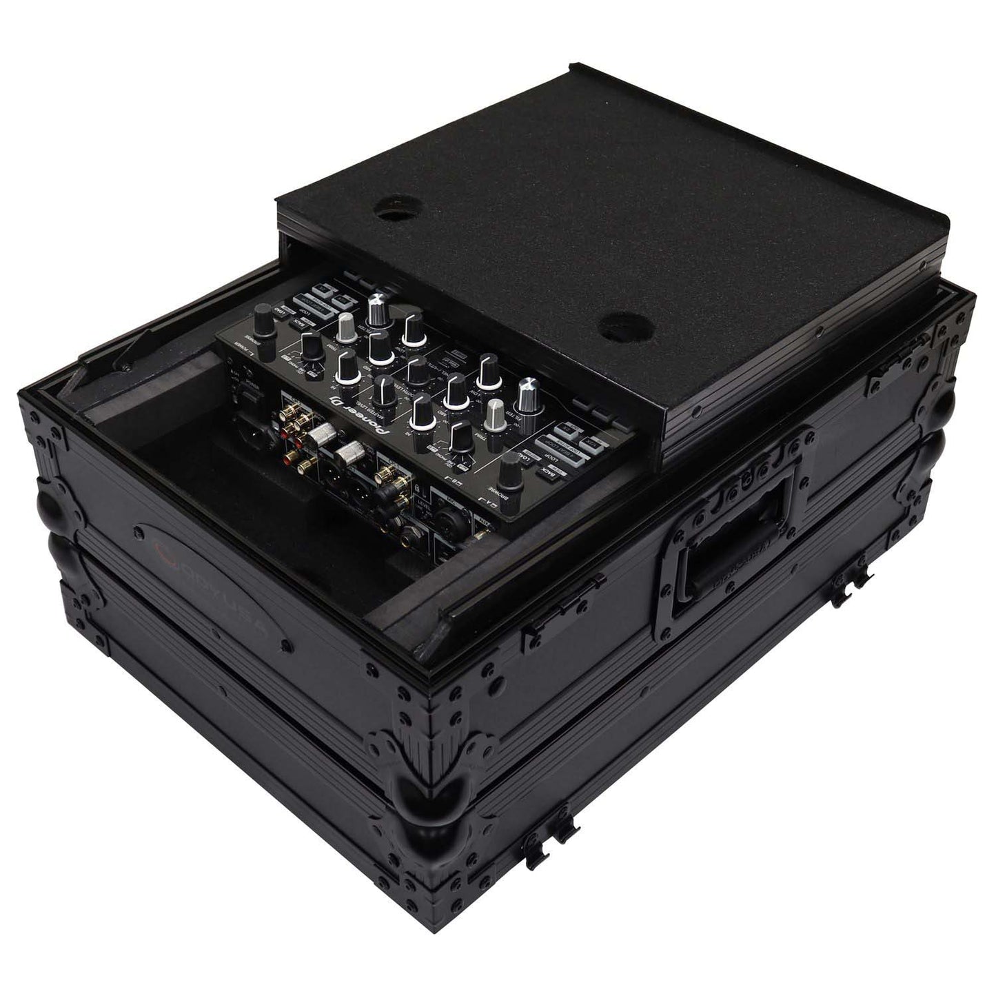 Open Box: Odyssey FZGS10MX1XDBL, 10″ Format DJ Mixer Case with Extra Deep Rear Compartment - Black - Hollywood DJ