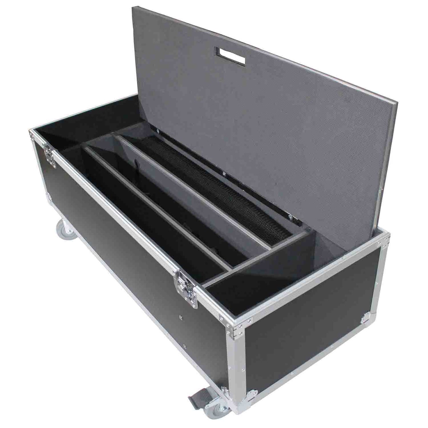 ProX X-RCF-EVOX12X2W ATA Flight Case for 2 RCF EVOX 12 Array Speakers with Wheels - Hollywood DJ