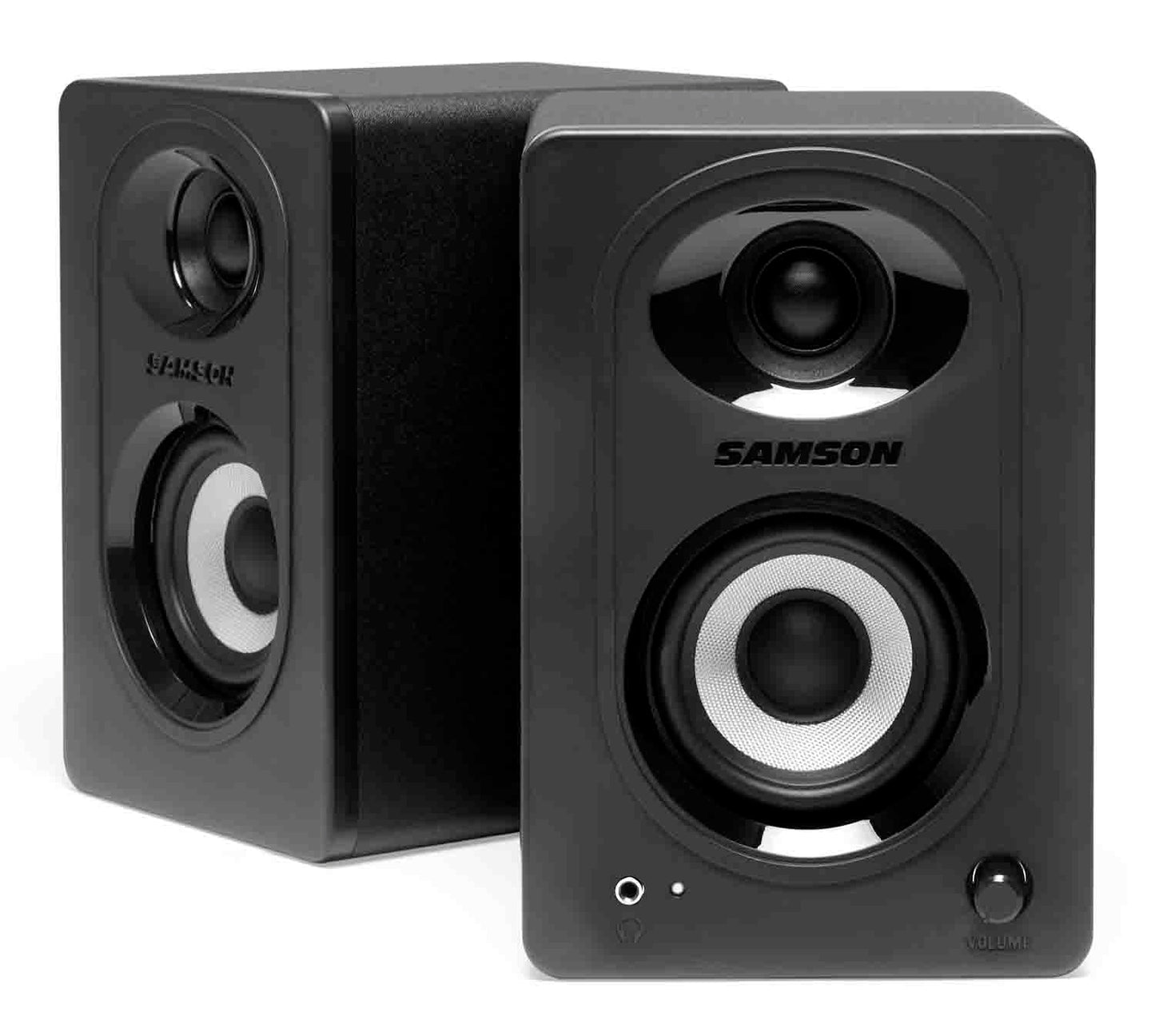 Samson MediaOne M30BT Powered 3-Inch 2-Way Studio Monitors with Bluetooth