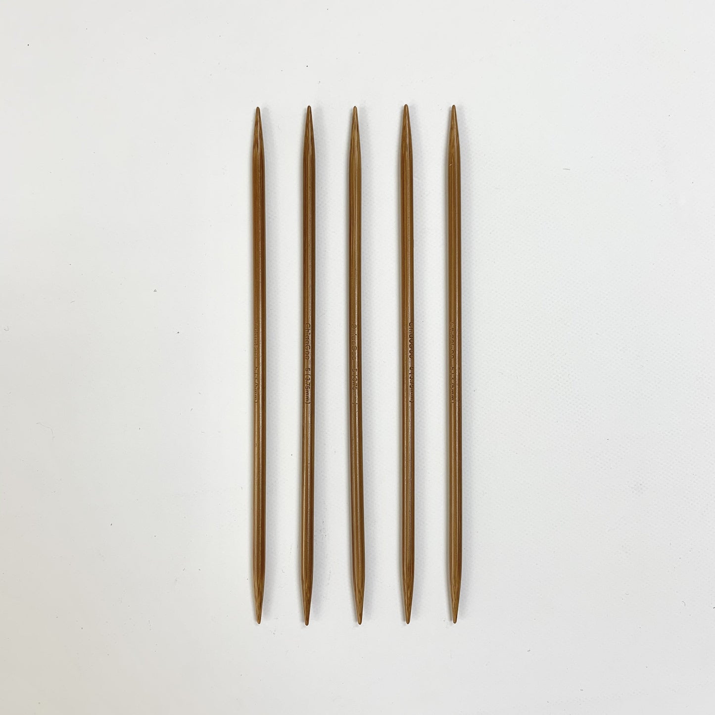 Chiaogoo Patina Bamboo 6" Double Point Knitting Needles