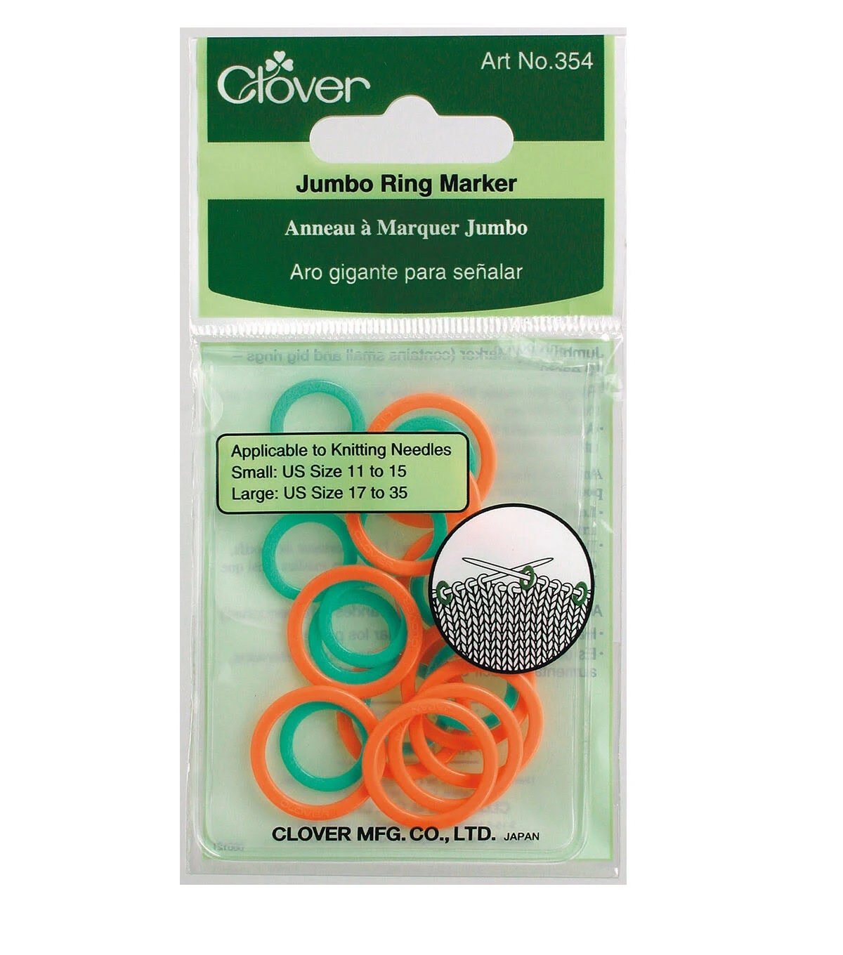 Clover Jumbo Stitch Ring Markers